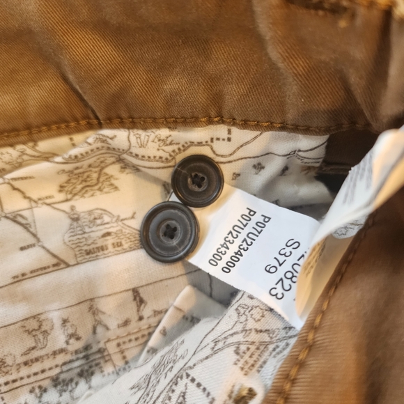 LUCKY BRAND, MENS NEW WITH TAGS,size 36- 121 slim Chino khaki tan pants,coolmax - Picture 5 of 16